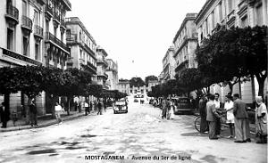 1682- Mostaganem - Avenue du 1er de ligne